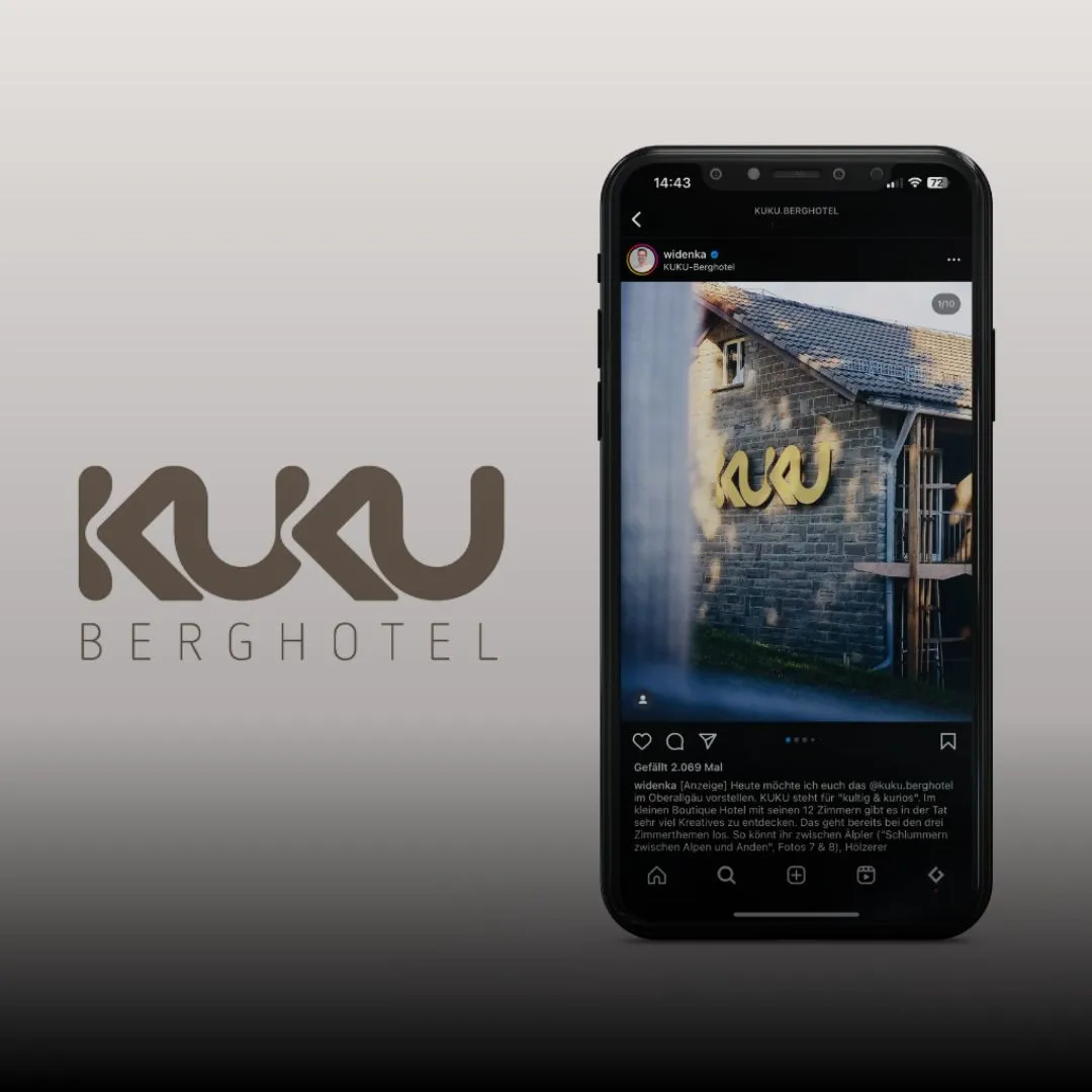 Influencer Marketing für das Kuku Berghotel - Social Media Marketing von greiterundcie.