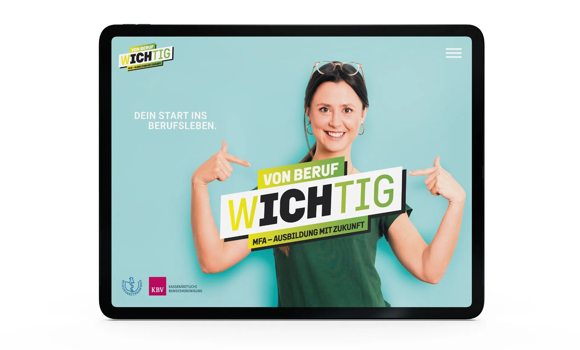 Full Service Agentur greiterundcie - Webdesign für die Kampagnen Website der Bundes Ärzte Kammer