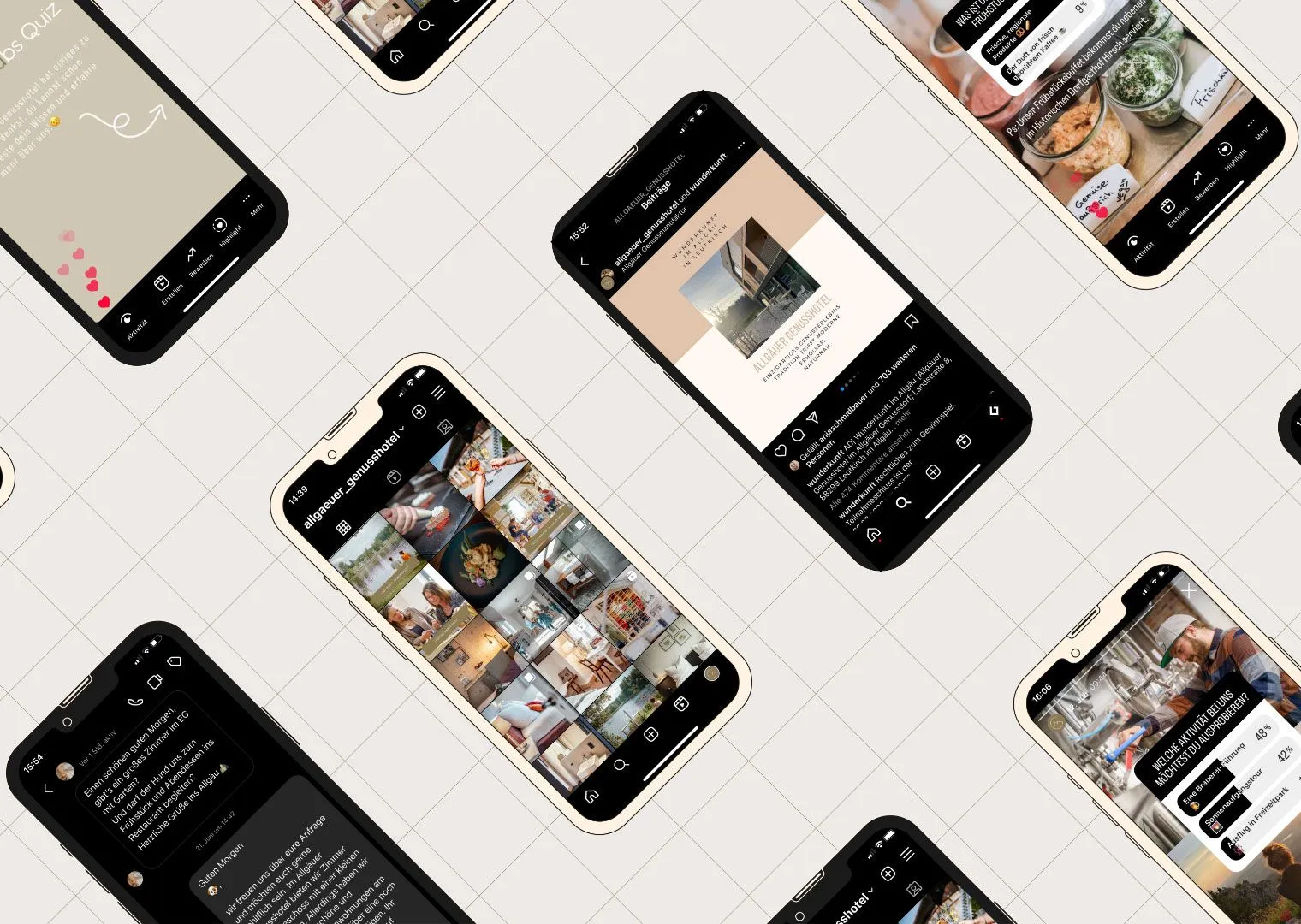 Social Media Betreuung des Allg&auml;uer Genusshotels durch die Marketingagentur greiterundcie.